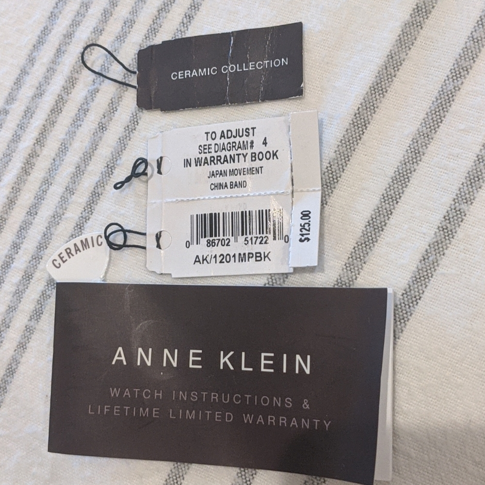 Anne Klein Ceramic Collection Watch - Picture 6 of 9